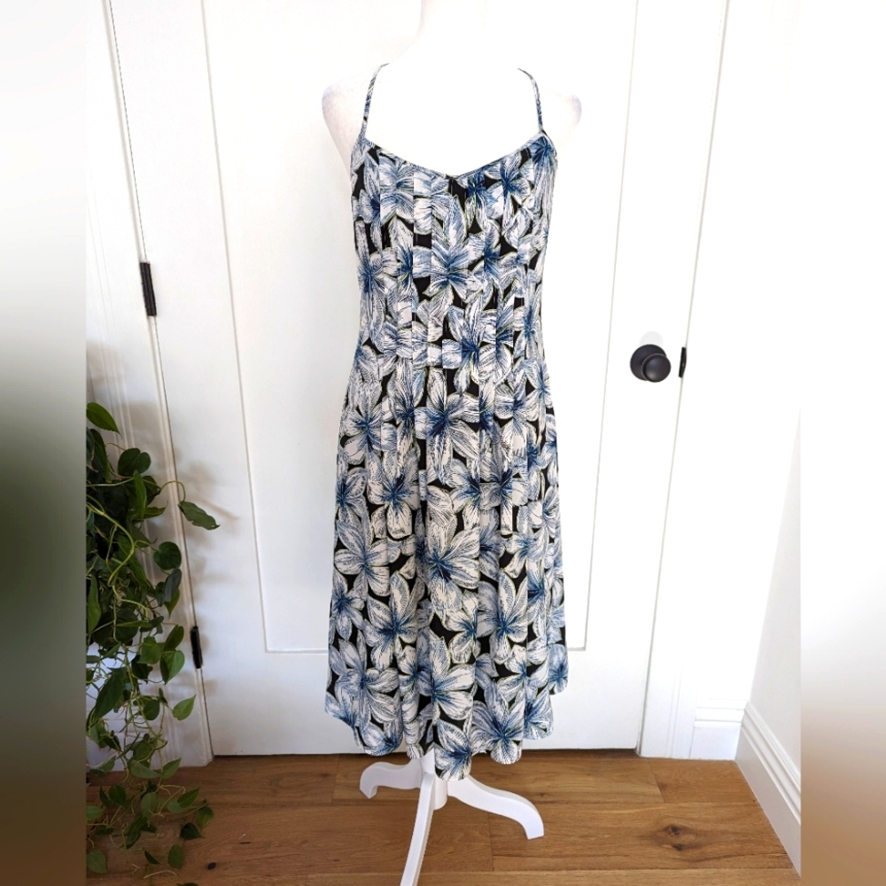 Banana Republic Floral Garden Party Dress - 6 Petite